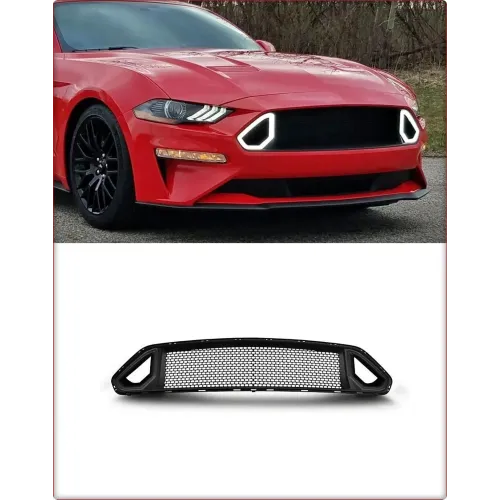 GRIGLIA ANTERIORE PER FORD MUSTANG 2018 - 2023 CON LED MP CONCEPTS / TÜV