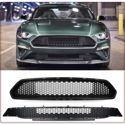 DOLNY I GÓRNY GRILL DO FORD MUSTANG 2018 - 2023 BULLITT STYL / TÜV