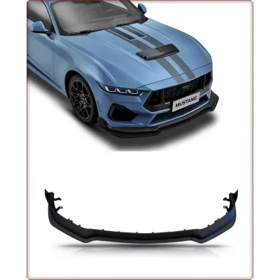 LABBRO SPOILER ANTERIORE PER FORD MUSTANG 2024 - NERO OPACO