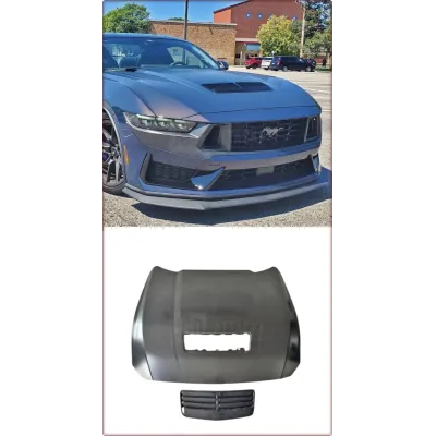 COFANO IN ALLUMINIO PER FORD MUSTANG 2024 - 2026 STILE DARK HORSE