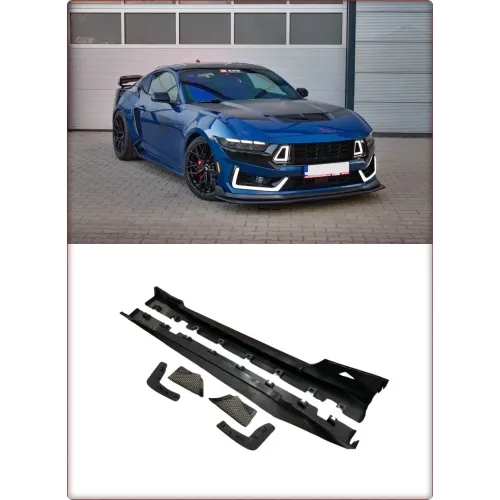 SEUILS LATÉRAUX POUR FORD MUSTANG 2024 - 2026 MP CONCEPTS STYLE / CONTRÔLE