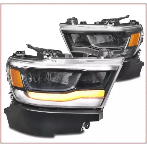 2x HEADLIGHTS FOR DODGE RAM 1500 DT 2019 - 2024 FULL LED SET