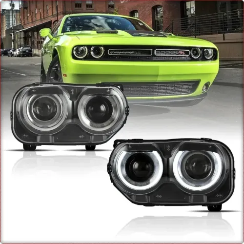 2X FARI ANTERIORI PER DODGE CHALLENGER 2015 - 2023 LED D2S / EU