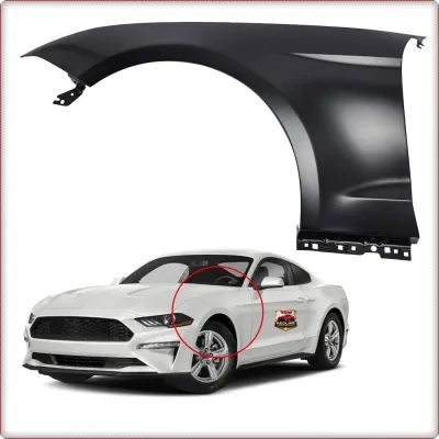 ALUMINIOWY LEWY BŁOTNIK PRZEDNI DO FORD MUSTANG 2018 - 2023
