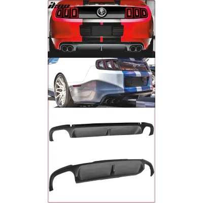 DIFFUSORE POSTERIORE PER FORD MUSTANG 2013 - 2014 STILE GT500