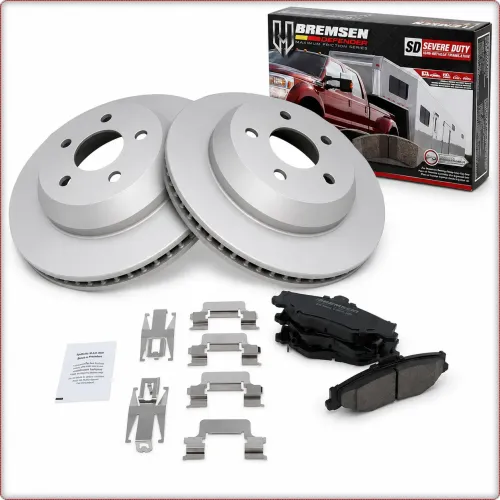 2x BREMSSCHEIBEN BREMSKLÖTZE HINTEN FÜR CHEVROLET CAMARO / PONTIAC FIREBIRD 1998 - 2002