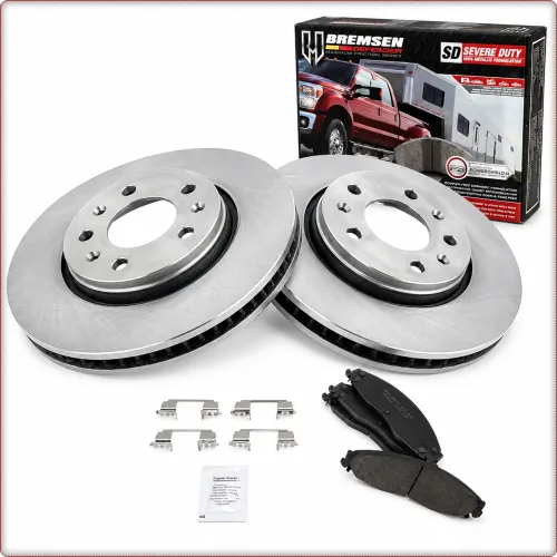 2X TARCZE HAMULCOWE + KLOCKI HAMULCOWE PRZEDNIE DO CADILLAC CTS STS 2003 - 2008 303MM