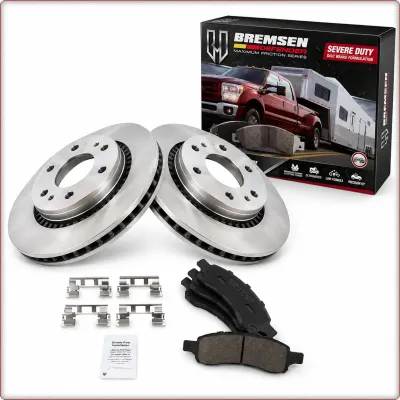 2X DISCHI FRENO + PASTIGLIE FRENO ANTERIORI PER CHEVROLET TRAILBLAZER GMC ENVOY ...