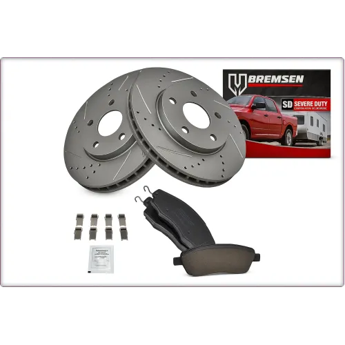 2X DISCHI FRENO FORATI E PASTIGLIE ANTERIORI PER FORD MUSTANG 2005 - 2014 316MM