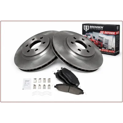 2X DISCHI FRENO + PASTIGLIE FRENO ANTERIORI PER FORD MUSTANG 2005 - 2014 316MM