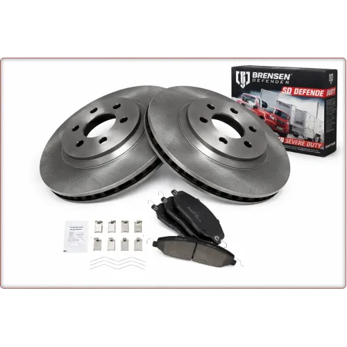2x DISQUES DE FREIN + PLAQUETTES DE FREIN AVANT POUR FORD MUSTANG 2005 - 2014