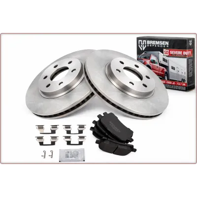 2X TARCZE HAMULCOWE + KLOCKI HAMULCOWE NA PRZÓD DO CHEVROLET HHR 2006 - 2011