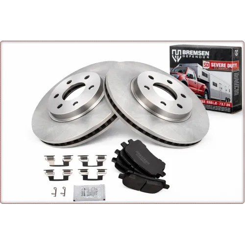 2x FRONT ROTORS + BRAKE PADS FOR CHEVROLET HHR 2006 - 2011