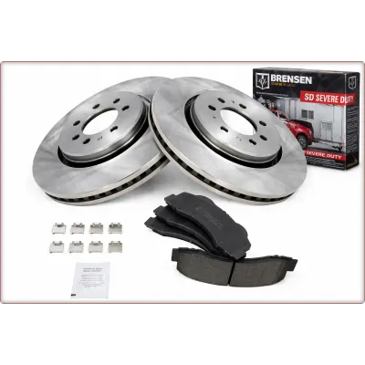 2X DISCHI FRENO + PASTIGLIE FRENO ANTERIORI PER LINCOLN NAVIGATOR 2007 - 2021