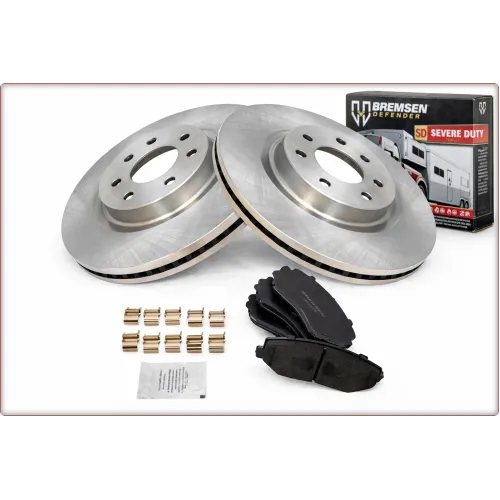 2X TARCZE HAMULCOWE + KLOCKI HAMULCOWE NA PRZÓD DO FORD EDGE LINCOLN MKX 2007 - 2015
