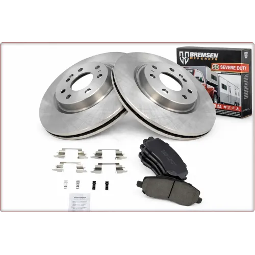 2x DISQUES DE FREIN + PLAQUETTES DE FREIN AVANT POUR JEEP COMPASS PATRIOT