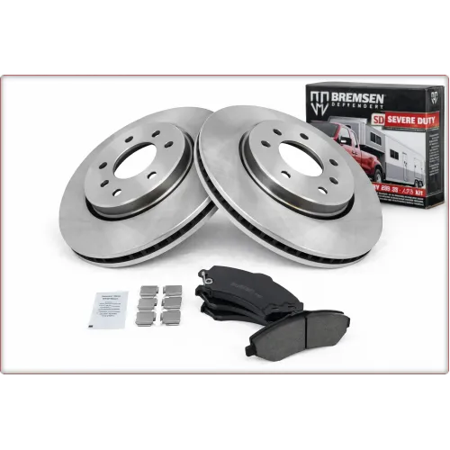 2X TARCZE HAMULCOWE + KLOCKI HAMULCOWE NA PRZÓD DO JEEP CHEROKEE DODGE NITRO 2007 - 2012
