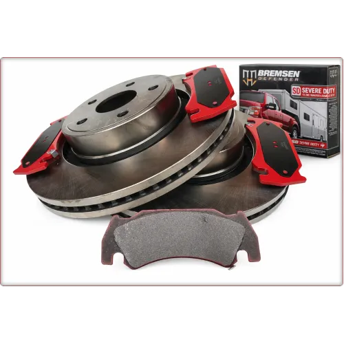 2X TARCZE HAMULCOWE + KLOCKI HAMULCOWE NA PRZÓD DO DODGE RAM 1500 2004 - 2006 SRT-10