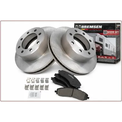 2X DISCHI FRENO + PASTIGLIE FRENO ANTERIORI PER DODGE RAM 2500 3500 2009 - 2023