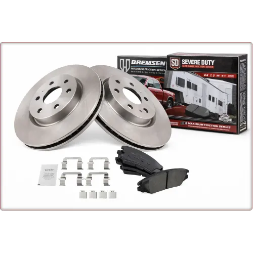 2x FRONT ROTORS + BRAKE PADS FOR CHEVROLET CAMARO BUICK LACROSSE 2010 -