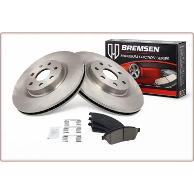 2X DISCHI FRENO + PASTIGLIE FRENO ANTERIORI PER CADILLAC SRX 2010 - 2016