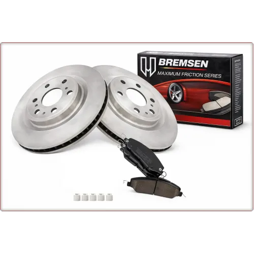2x DISQUES DE FREIN + PLAQUETTES DE FREIN AVANT POUR FORD MUSTANG 2011 - 2014