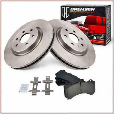 2X DISCHI FRENO + PASTIGLIE FRENO ANTERIORI PER DODGE DURANGO 2018 - 2020 SRT