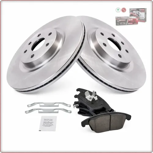 2X TARCZE HAMULCOWE + KLOCKI HAMULCOWE NA PRZÓD DO FORD FUSION LINCOLN MKZ 2013 - 2020