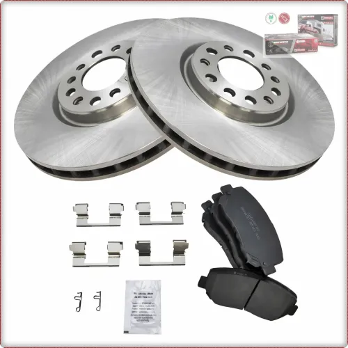 2x DISQUES DE FREIN + PLAQUETTES DE FREIN AVANT POUR CHRYSLER 200 DODGE DART