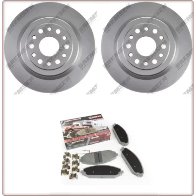 2X DISCHI FRENO RIVESTITI E PASTIGLIE ANTERIORI PER JEEP GRAND WAGONEER 2022 -