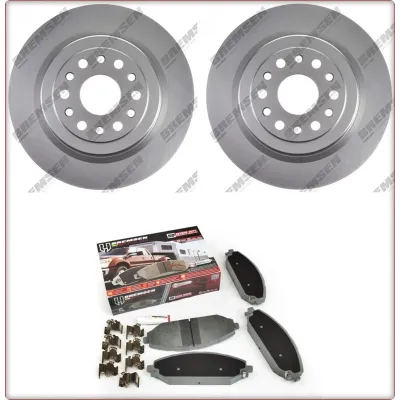 2X DISCHI FRENO RIVESTITI E PASTIGLIE POSTERIORI PER JEEP GRAND WAGONEER 2022-