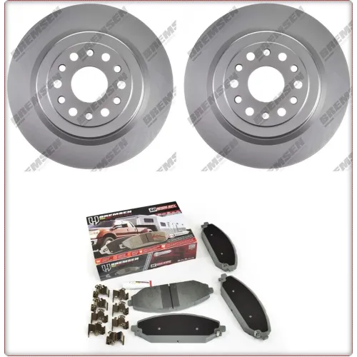 2X POWLEKANE TARCZE I KLOCKI HAMULCOWE TYLNE DO JEEP GRAND WAGONEER 2022-