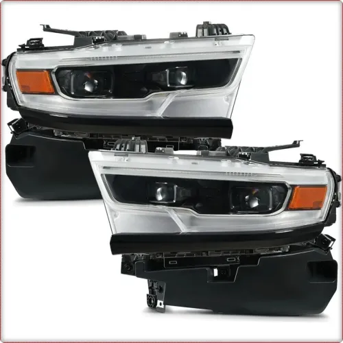 2x HEADLIGHTS FOR RAM 1500 DT 2019 - 2026 FULL LED MATRIX Limited Longhorn