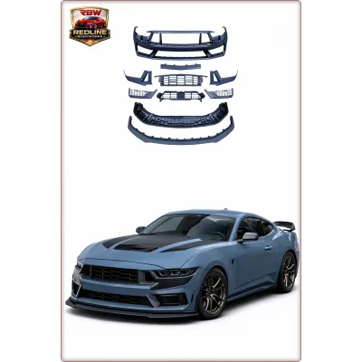 PARAURTI ANTERIORE COMPLETO PER FORD MUSTANG 2024 - 2026 STILE DARK HORSE / TÜV