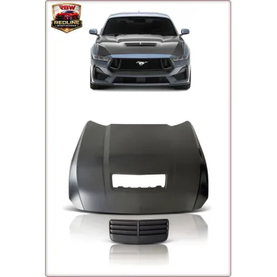 COFANO IN ALLUMINIO PER FORD MUSTANG 2024 - 2026 STILE DARK HORSE
