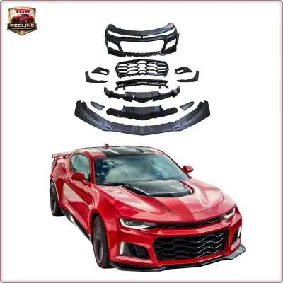 PARAURTI ANTERIORE COMPLETO PER CHEVROLET CAMARO 2016 - 2018 STILE ZL1 / TÜV