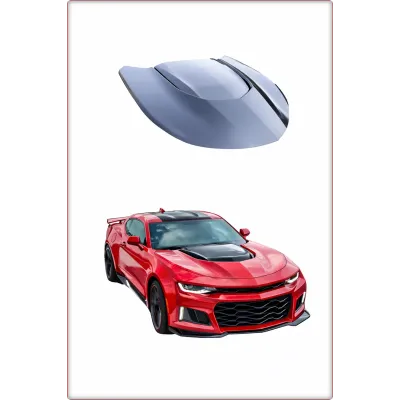 COFANO IN ALLUMINIO PER CHEVROLET CAMARO 2016 - 2023 LT/RS/SS STILE ZL1
