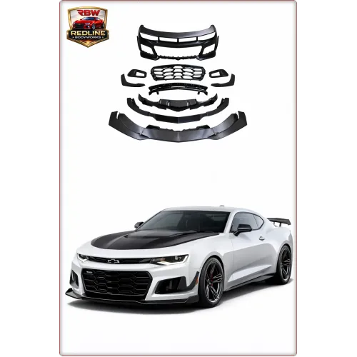 PARAURTI ANTERIORE COMPLETO PER CHEVROLET CAMARO 2016 - 2018 1LE STILE / TÜV