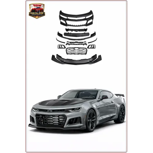 PARAURTI ANTERIORE COMPLETO PER CHEVROLET CAMARO LT LS 2019 - 2023 STILE ZL1 / TÜV