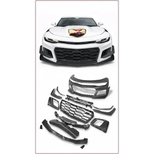 PARAURTI ANTERIORE COMPLETO PER CHEVROLET CAMARO LT LS 2019 - 2023 1LE STILE / TÜV