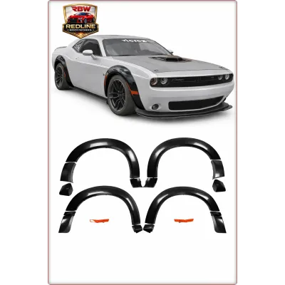 ZESTAW POSZERZEŃ BŁOTNIKÓW DO DODGE CHALLENGER 2015 - 2023 SXT RT / TÜV
