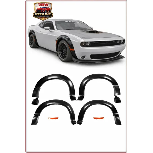 ZESTAW POSZERZEŃ BŁOTNIKÓW DO DODGE CHALLENGER 2015 - 2023 SXT RT / TÜV
