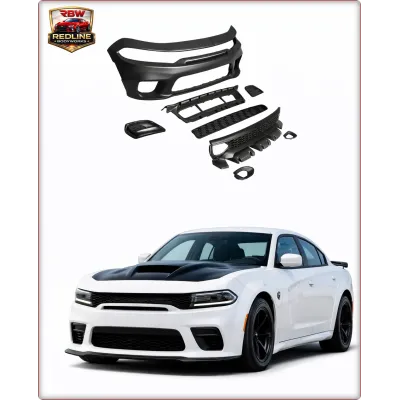 PARAURTI ANTERIORE COMPLETO PER DODGE CHARGER 2015 - 2023 SRT 2021+ STILE / TÜV