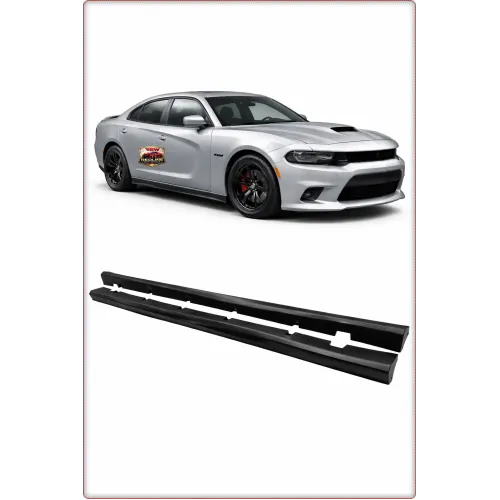 MINIGONNE LATERALI PER DODGE CHARGER 2015 - 2023 SRT STILE / TÜV