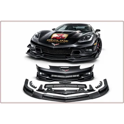 PARAURTI ANTERIORE COMPLETO PER CHEVROLET CORVETTE 2005 - 2013 OE STILE