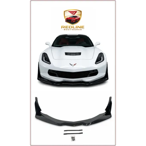 FRONTSPOILERLIPPE / CHIN SPOILER FÜR CHEVROLET CORVETTE C7 2014 - 2019 STAGE 3
