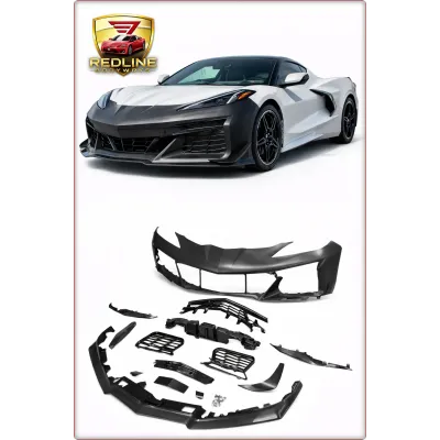 PARAURTI ANTERIORE COMPLETO PER FORD CHEVROLET CORVETTE 2020 - 2026 Z06 STILE