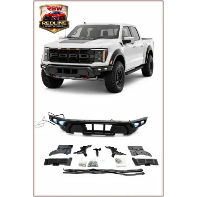 PARAURTI ANTERIORE CON ILLUMINAZIONE LED PER FORD F-150 2024 - 2026 RAPTOR