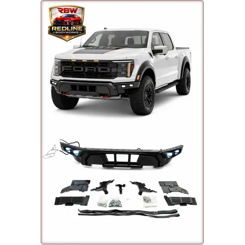 PARAURTI ANTERIORE CON ILLUMINAZIONE LED PER FORD F-150 2024 - 2026 RAPTOR