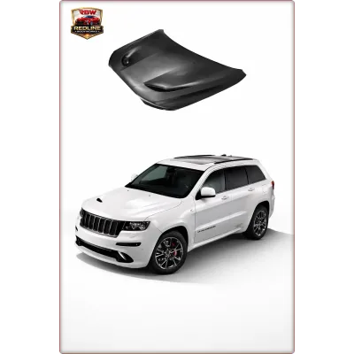 COFANO IN ALLUMINIO PER JEEP GRAND CHEROKEE 2014 - 2021 TRACKHAWK SRT STILE
